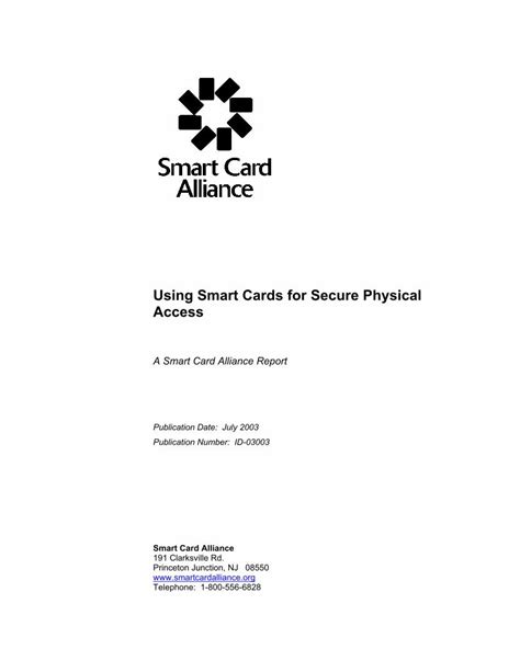 smart card access is a property of secure physical access|Using Smart Cards for Secure Physical .